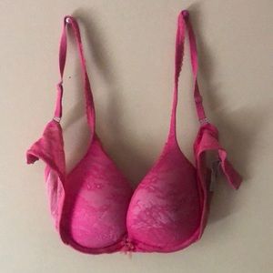 Pink Victoria’s Secret Push Up Bra